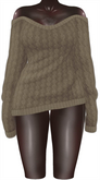 Kaithleen's Oversized Sweater - Khaki