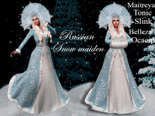 -Christmas Snow maiden