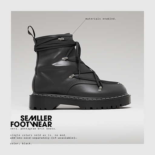Semller - Pentagram Brit Boots Black (add)