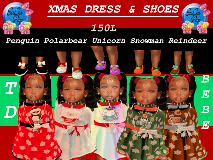 SuGaP0P: Xmas Unicorn Dress 