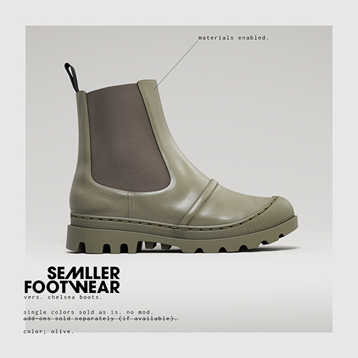 Semller - Chelsea Boots Olive (add)