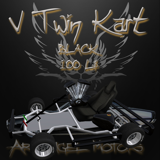 V-Twin Kart Black Boxed