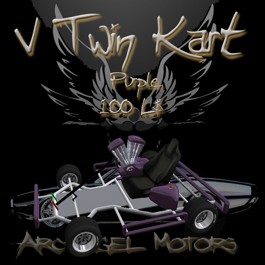 V-Twin Kart Purple Boxed