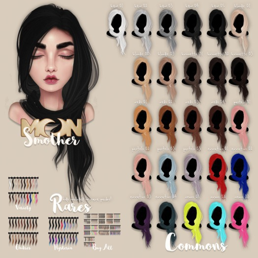 Moon. Hair. // Smother - Reds 02