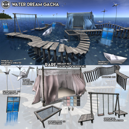[Since1975]WaterDream/Dreamy Hut RARE [LB]