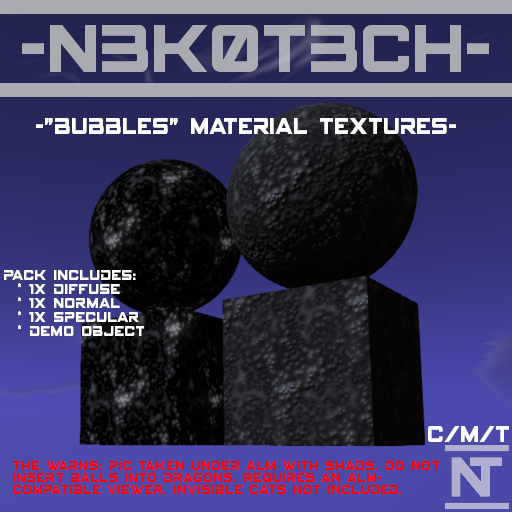 [-NT-] 'Bubbles' Material Tex [Boxed]