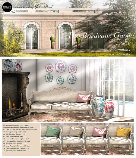 ***RARE*** Concept} *02. Louis XVI style sofa - RARE