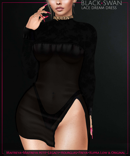 Lace dream dress - 3 sheer options - DEMO
