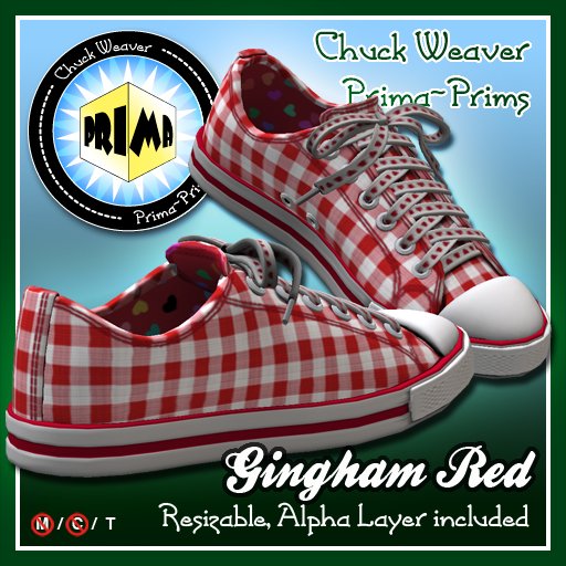 R(S)W Chucks - Gingham Red