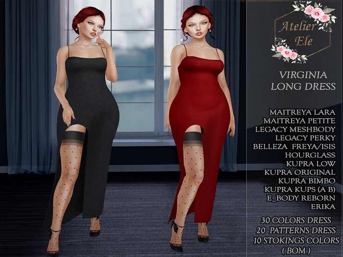 {AE} VIRGINIA LONG DRESS