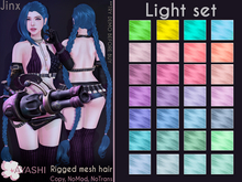 [^.^Ayashi^.^] Jinx hair-Light set