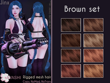 [^.^Ayashi^.^] Jinx hair-Brown set