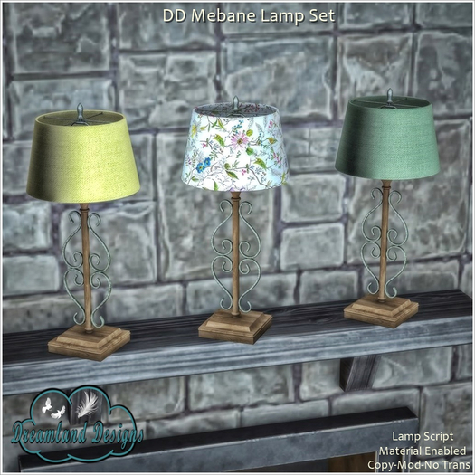 DD Mebane Lamp Set /ADD