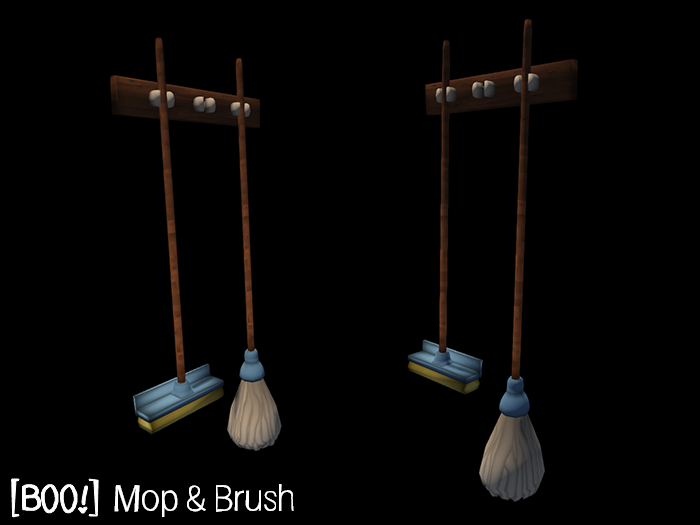 [BOO!] Mop & Brush