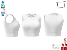 Dae Obj FBX For Bow Tie Neck Sleeveless Top Maitreya, Slink (Physique,Hourglass), Belleza, Legacy