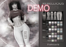 [[ Masoom ]] Rebellious Pants DEMO - Ebody Reborn, Kupra, Legacy, Legacy Perky, Lara, Lara Petite, Freya