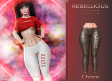 [[ Masoom ]] Rebellious Pants Choco - Ebody Reborn, Kupra, Legacy, Legacy Perky, Lara, Lara Petite, Freya