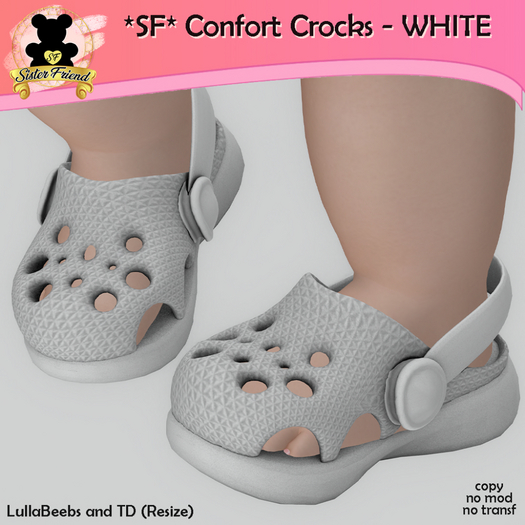SF CONFORT CROCKS WHITE