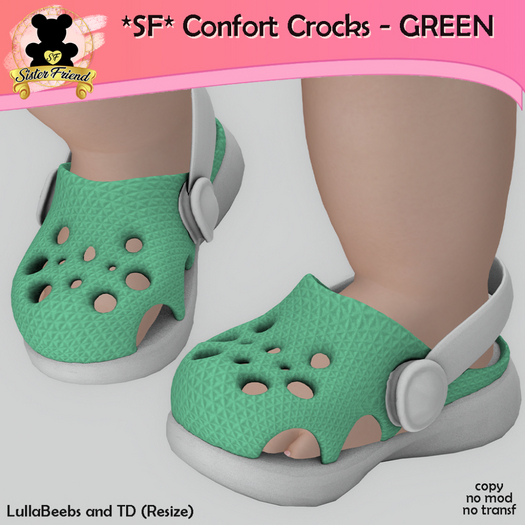 SF CONFORT CROCKS GREEN