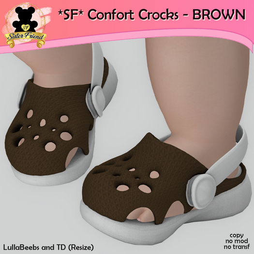 SF CONFORT CROCKS BROWN