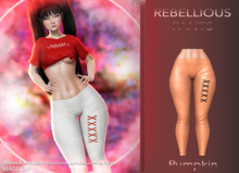 [[ Masoom ]] Rebellious Pants Pumpkin - Ebody Reborn, Kupra, Legacy, Legacy Perky, Lara, Lara Petite, Freya