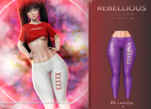 [[ Masoom ]] Rebellious Pants Purple - Ebody Reborn, Kupra, Legacy, Legacy Perky, Lara, Lara Petite, Freya