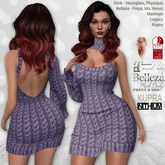 Sweater Dress Purple: Belleza Venus Isis Freya, Kupra, Maitreya, Legacy, Slink Hourglass Physique