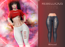[[ Masoom ]] Rebellious Pants Royal - Ebody Reborn, Kupra, Legacy, Legacy Perky, Lara, Lara Petite, Freya