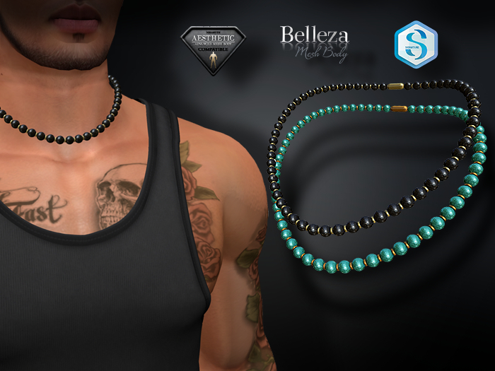 [7/11] Beaded Necklace -  Gemstone