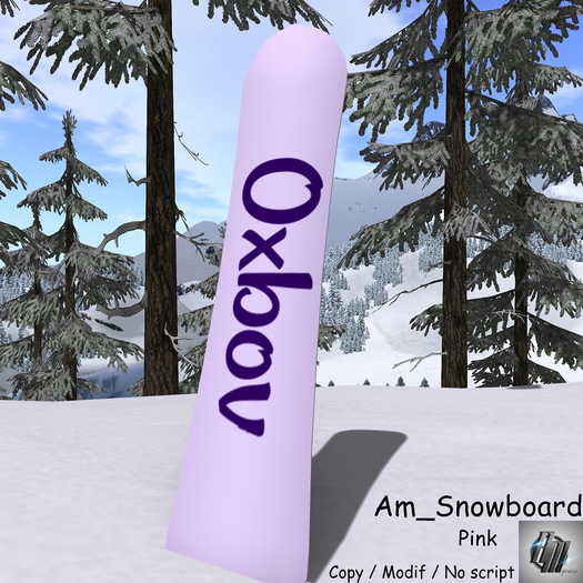 Am Snowboard Pink