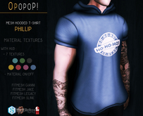 OPOPOP ! Mesh Hooded T-Shirt PHILLIP V#4