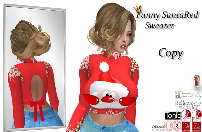 Funny Santa Red sweater