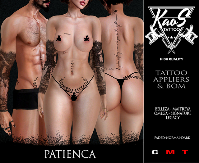 KAOS PATIENCA TATTOO