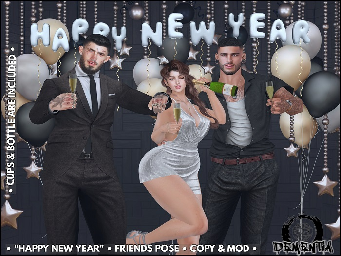 *DEMENTiA* Happy New Year // Friends Pose (Add to Unpack)