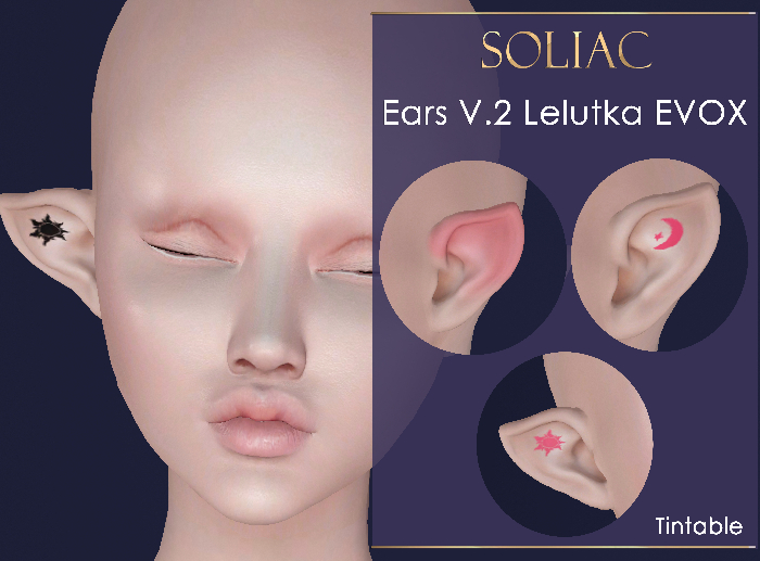 SOLIAC - Tattoo Ear Lelutka EVOX BOM V.2 - GIFT