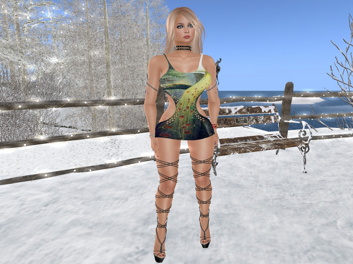 Para's Farrka side-out minidress Maitreya demo