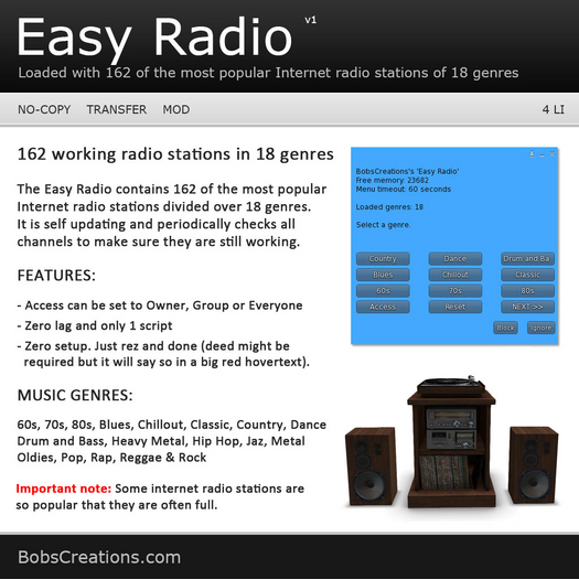 Easy Radio (Retro Stereo) 