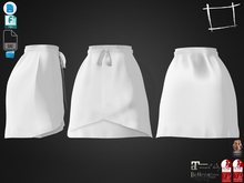 Dae Obj FBX For Wrapped Mini Tulip Skirt With Ribbon Tie Strap Belt Maitreya, Slink, Belleza, Legacy