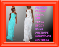 174e DRESS WEDDING FLOWER