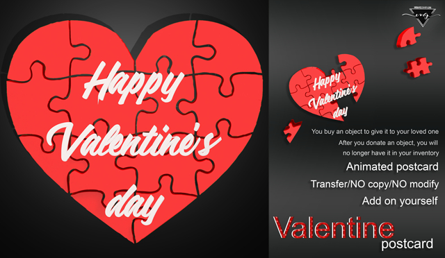 #MG - Valentine - Postcard