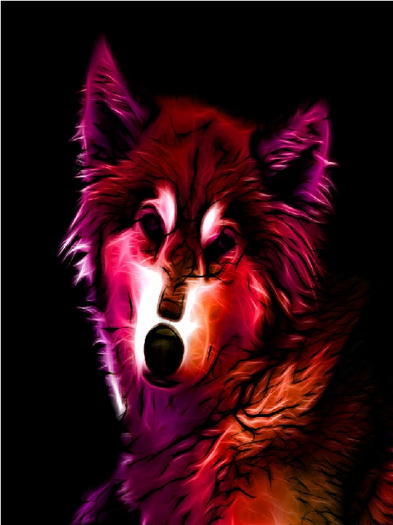 Rust coated Female Wolf Cub Box