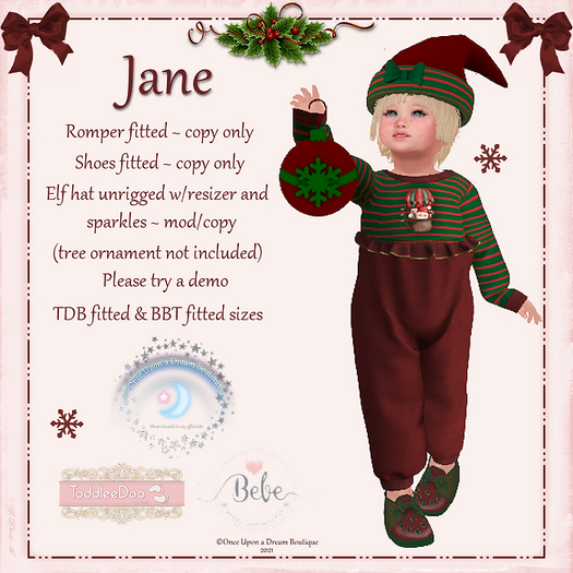 OUD Jane Red TDB BBT Fitted