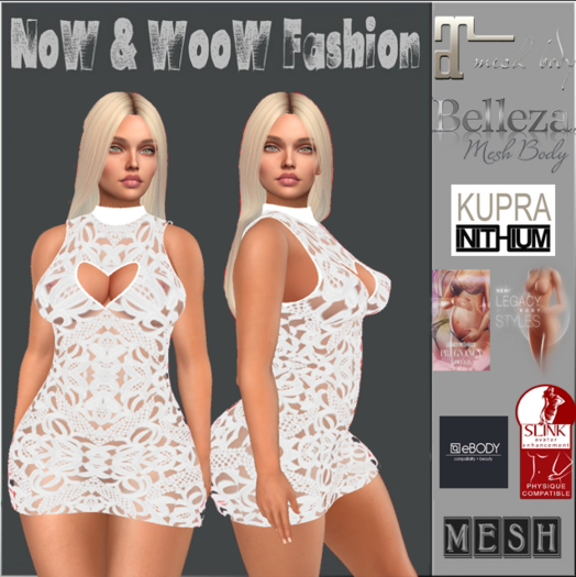 !!!!!! NoW & WooW # DANI DRESS WHITE