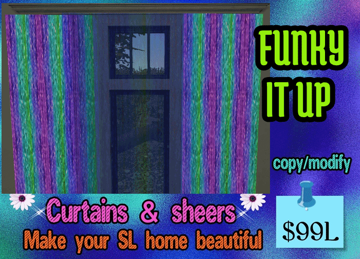 CURTAINS & SHEERS-FUNKY IT UP