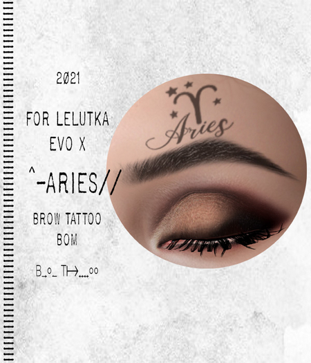 PRIMAL - Aries [BOM Evo X] Brow Tattoo