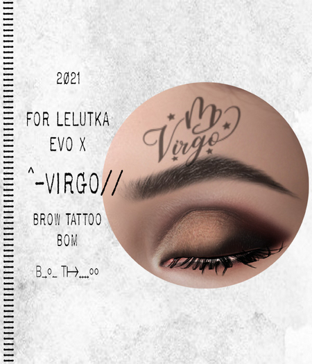 PRIMAL - Virgo [BOM Evo X] Brow Tattoo