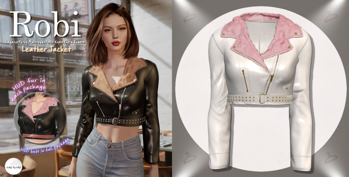 white VAKI KVAKI  jacket ~Robi~