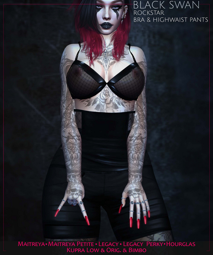 ! Black Swan ! Rockstar - PANTS (net)