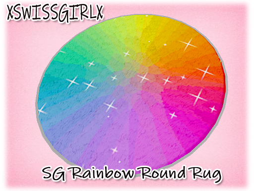 SG Rainbow Round Rug