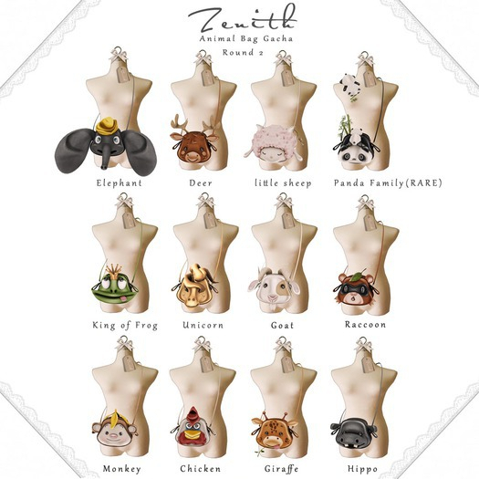 =Zenith=Panda Family Bag - RARE